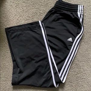 Men’s rarely worn black adidas 3 stripe sweatpants